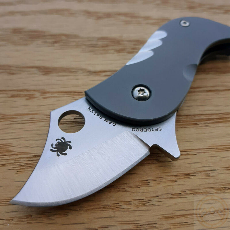 Spyderco Pochi Reeve Folding Knife 1.56" CPM-S45VN Steel Blade Titanium Handle 256TIP -Spyderco - Survivor Hand Precision Knives & Outdoor Gear Store