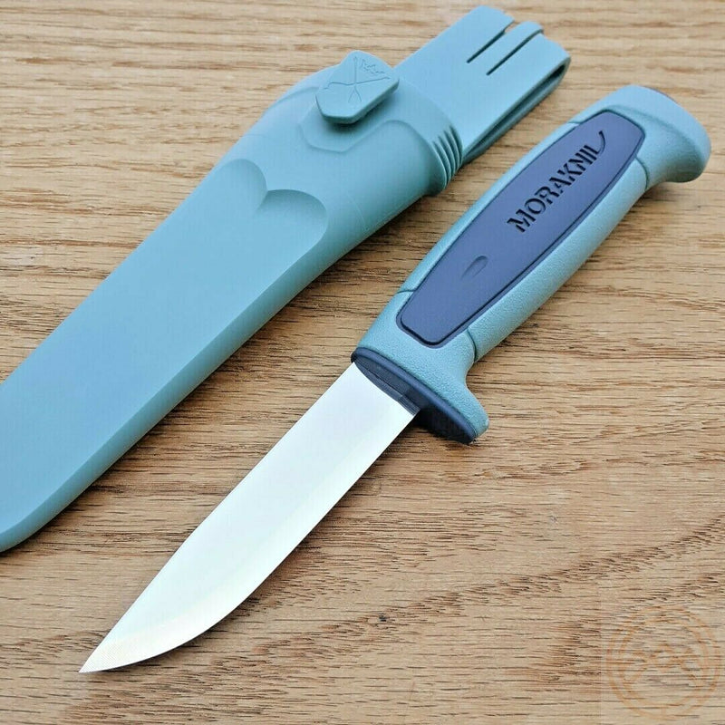 Mora Basic 546 Knife 3.58" Stainless Steel Blade Mint Green Polypropylene Handle 02581 -Mora - Survivor Hand Precision Knives & Outdoor Gear Store