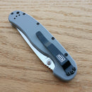 Ontario RAT I Linerlock Folding Knife 3.5" AUS8 Steel Blade Gray Nylon Handle 8848GY -Ontario - Survivor Hand Precision Knives & Outdoor Gear Store