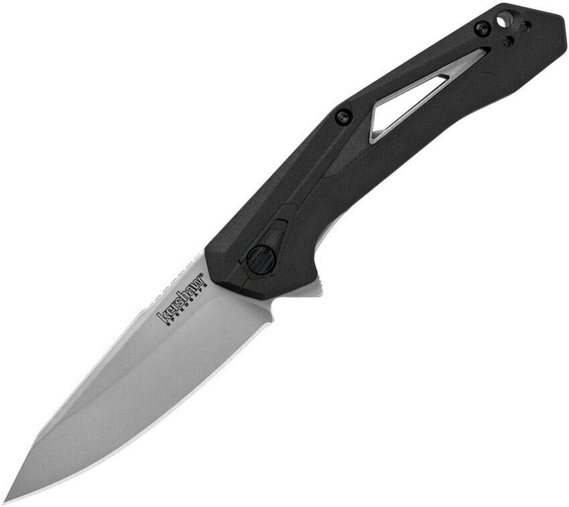 Kershaw Airlock Linerlock Folding Knife 3" 4Cr14 Steel Blade Black Nylon Handle 1385 -Kershaw - Survivor Hand Precision Knives & Outdoor Gear Store