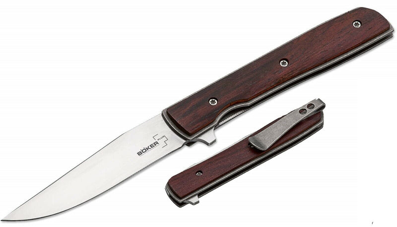 Boker Plus Urban Trapper Folding Knife 3" VG-10 Steel Blade Cocobolo Wood Handle 01BO784 -Boker Plus - Survivor Hand Precision Knives & Outdoor Gear Store