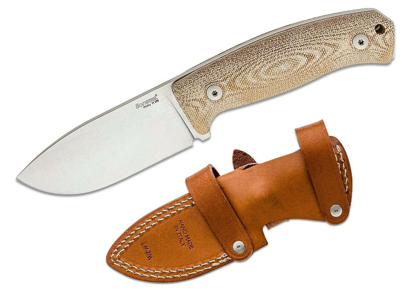 LionSTEEL M2M Fixed Knife 3.54" Bohler M390 Steel Blade Canvas Micarta Handle M2MCVN -LionSTEEL - Survivor Hand Precision Knives & Outdoor Gear Store