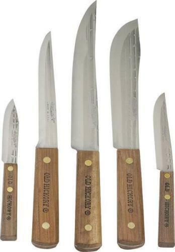 Old Hickory 5 Pieces Kitchen Knife Set w/ Carbon Steel Blades Hardwood Handle 705 -Old Hickory - Survivor Hand Precision Knives & Outdoor Gear Store