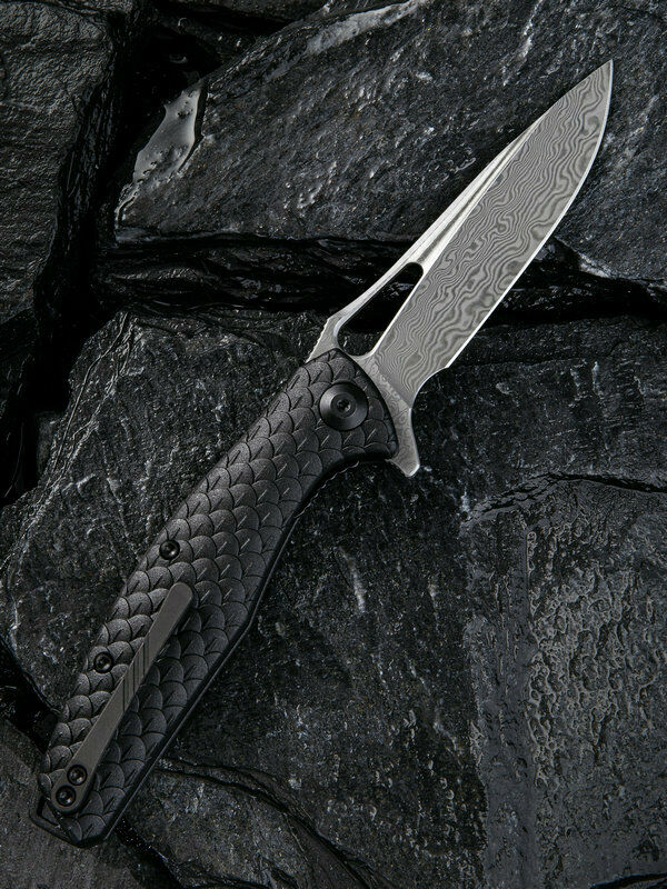 Civivi Wyvern Linerlock Black 3.45" Blade HRC59-61 Damascus Blade Nylon Handle C902DS -Civivi - Survivor Hand Precision Knives & Outdoor Gear Store