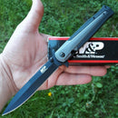 Smith & Wesson M&P Folding Glade Knife Stainless Dagger Blade Gray-Black 1085898 -Smith & Wesson - Survivor Hand Precision Knives & Outdoor Gear Store