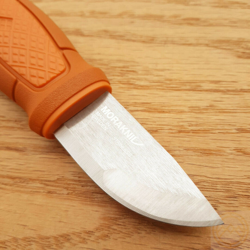 Mora Eldris Fixed Knife 2.5" Stainless Steel Blade Burnt Orange Polymer Handle 02327 -Mora - Survivor Hand Precision Knives & Outdoor Gear Store