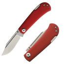 Kansept Knives Wedge Lockback Folding Knife 2.25" 154CM Steel Clip Point Blade Red G10 Handle 2026B2 -Kansept Knives - Survivor Hand Precision Knives & Outdoor Gear Store