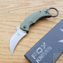 Fox Bastinelli BlackBird Folding Knife 2.5" Bohler N690 Steel Blade OD Green G10 Handle X591ODSW -Fox - Survivor Hand Precision Knives & Outdoor Gear Store