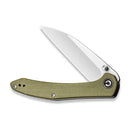 Civivi Hadros Folding Knife 3.25" 10Cr15CoMoV Steel Blade Olive Micarta Handle 200043 -Civivi - Survivor Hand Precision Knives & Outdoor Gear Store