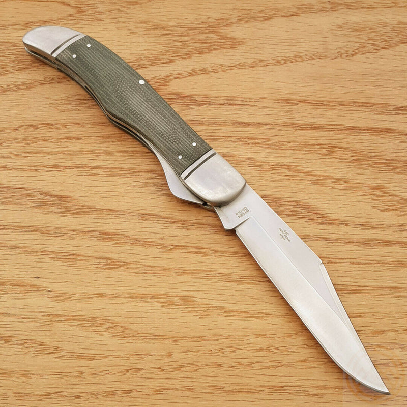 Rough Ryder Hunter Folding Knife Stainless Steel Blade Green Micarta Handle 1994 -Rough Ryder - Survivor Hand Precision Knives & Outdoor Gear Store