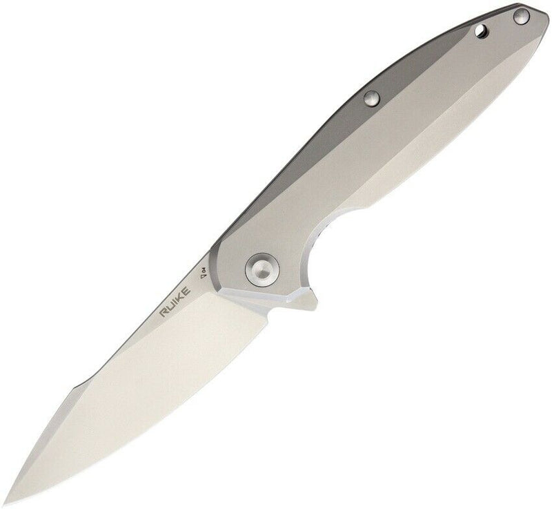 RUIKE P128-SF Framelock Folding Knife 3.88" 14C28N Sandvik Steel Blade 3Cr13 Stainless Handle P128SF -RUIKE - Survivor Hand Precision Knives & Outdoor Gear Store