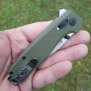 SOG Terminus XR Folding Knife 3" D2 Tool Steel Blade Green Textured G10 Handle TM1022BX -SOG - Survivor Hand Precision Knives & Outdoor Gear Store