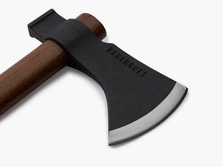 Barebones Living Woodsman Field Hatchet 6.25" 1055HC Steel Axe Head Beech Wood Handle RE2120 -Barebones Living - Survivor Hand Precision Knives & Outdoor Gear Store