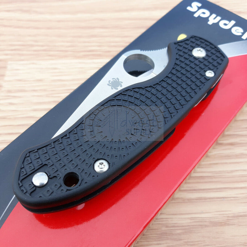 Spyderco Para 3 Folding Knife 3" Satin Finish CTS-BD1 Steel Blade FRN Handle C223PBK -Spyderco - Survivor Hand Precision Knives & Outdoor Gear Store