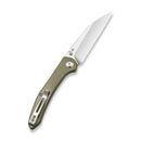 Civivi Hadros Folding Knife 3.25" 10Cr15CoMoV Steel Blade Olive Micarta Handle 200043 -Civivi - Survivor Hand Precision Knives & Outdoor Gear Store