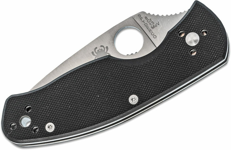 Spyderco Persistence Knife 3" Modified Skinning Style Blade Black G10 Handle C136GP -Spyderco - Survivor Hand Precision Knives & Outdoor Gear Store