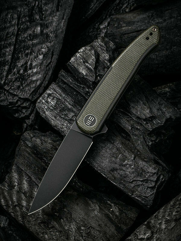 We Knife Co Smooth Sentinel Frame Folding Knife 3" CPM-20CV Steel Blade Titanium/Micarta Handle 200434 -We Knife Co - Survivor Hand Precision Knives & Outdoor Gear Store