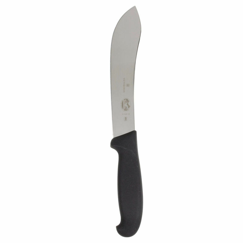 Victorinox Kitchen Butcher Knife 7" Straight Stainless Blade Black Fibrox Handle 5740318 -Victorinox - Survivor Hand Precision Knives & Outdoor Gear Store