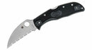 Spyderco Endela Folding Knife 3.40" VG-10 Steel Serrated Blade Black FRN Handle 243FSWCBK -Spyderco - Survivor Hand Precision Knives & Outdoor Gear Store