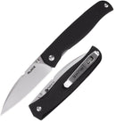 RUIKE P662 Linerlock Folding Knife 2.88" Sandvik 14C28N Steel Blade Black G10 Handle P662B -RUIKE - Survivor Hand Precision Knives & Outdoor Gear Store