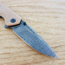 Civivi Brazen Linerlock Folding Knife 3.5" Damascus Steel Blade Micarta Handle 2102DS1 -Civivi - Survivor Hand Precision Knives & Outdoor Gear Store