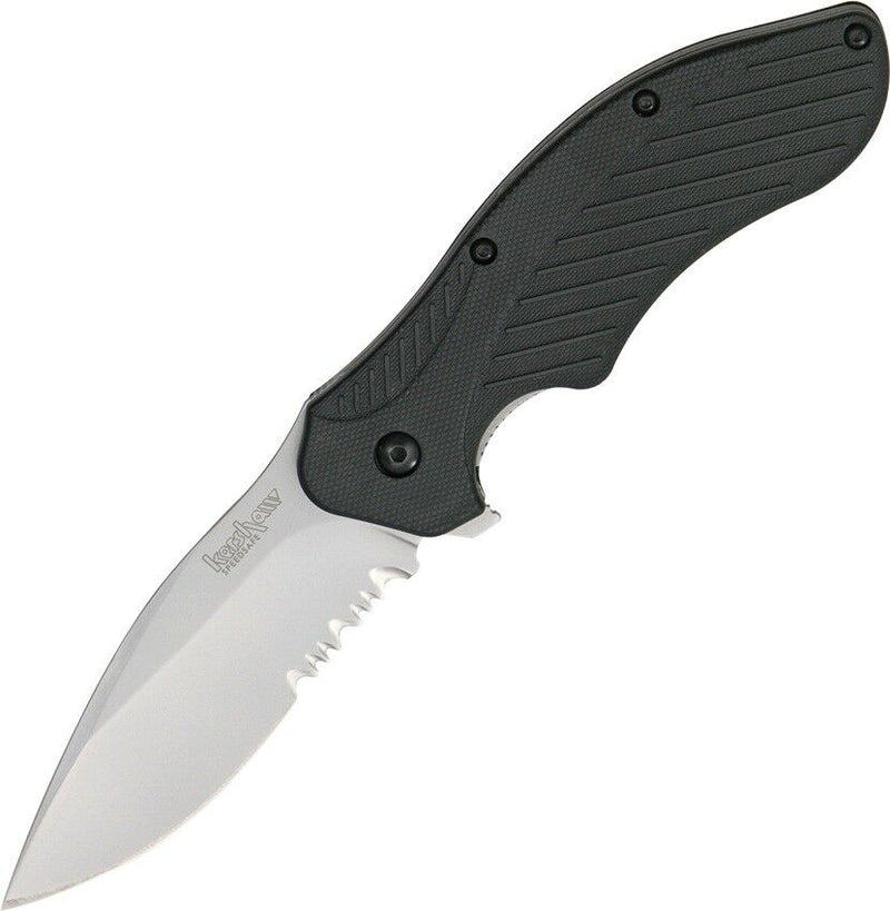 Kershaw Clash Folding Knife 3" Partially Serrated 8Cr13MoV Stainless FRN Handle 1605ST -Kershaw - Survivor Hand Precision Knives & Outdoor Gear Store