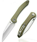 Civivi Hadros Folding Knife 3.25" 10Cr15CoMoV Steel Blade Olive Micarta Handle 200043 -Civivi - Survivor Hand Precision Knives & Outdoor Gear Store