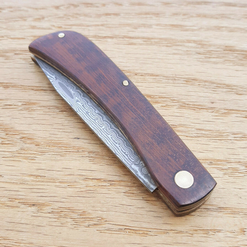 Boker Magnum Rangebuster Folding Knife 2.63" Damascus Steel Blade Snakewood 01RY141DAM -Boker Magnum - Survivor Hand Precision Knives & Outdoor Gear Store