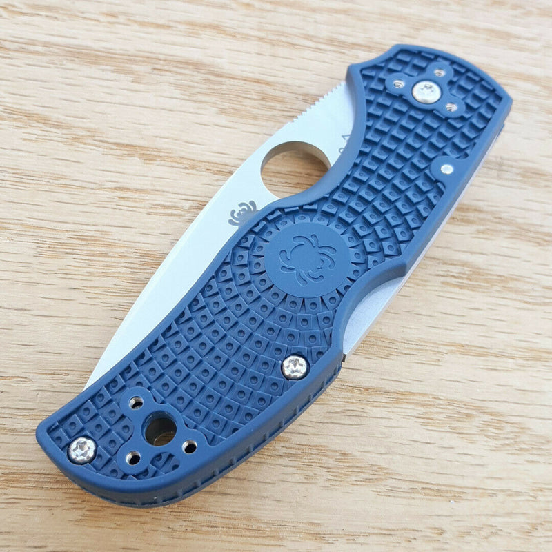 Spyderco Native 5 Folding Knife 3" SPY27 Stainless Blade Blue FRN Handle 41PCBL5 -Spyderco - Survivor Hand Precision Knives & Outdoor Gear Store