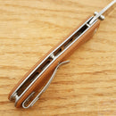 Civivi Hadros Folding Knife 3.25" 10Cr15CoMoV Steel Blade Brown Micarta Handle 200042 -Civivi - Survivor Hand Precision Knives & Outdoor Gear Store