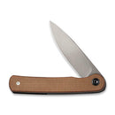Civivi Stylum Folding Knife 3" 10Cr15CoMoV Steel Blade Brown Micarta Handle 20010BA -Civivi - Survivor Hand Precision Knives & Outdoor Gear Store