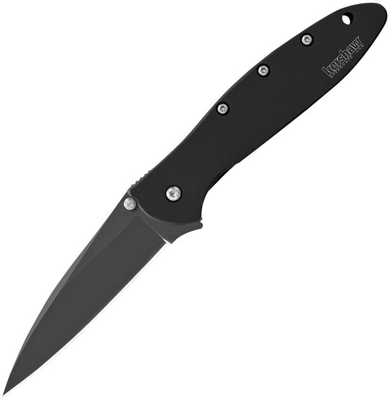 Kershaw Leek Frame Folding Knife 3" 14C28N Steel Blade Black Stainless Handle 1660CKT -Kershaw - Survivor Hand Precision Knives & Outdoor Gear Store