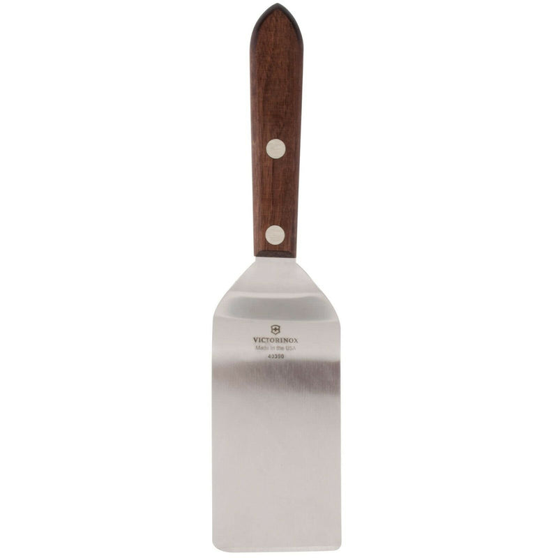 Victorinox Solid Grill Turner Kitchen Spatula Stainless Steel Walnut Wood Handle 762595 -Victorinox - Survivor Hand Precision Knives & Outdoor Gear Store