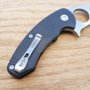 Brous Blades SSF Silent Folding Knife 2.63" D2 Tool Steel Blade Polymer Handle BM002 -Brous Blades - Survivor Hand Precision Knives & Outdoor Gear Store