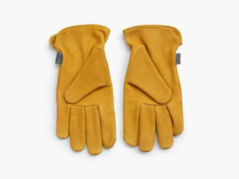 Barebones Living Classic Work Glove Nat L/XL Shirred Elastic Back. Color Natural E019 -Barebones Living - Survivor Hand Precision Knives & Outdoor Gear Store