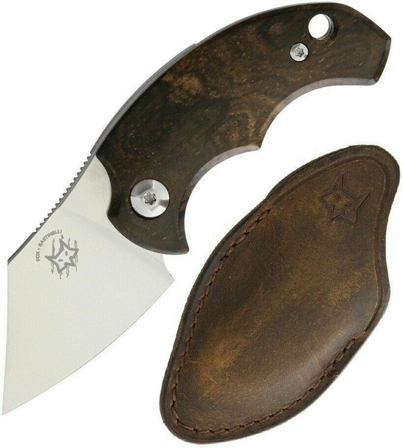 Bastinelli Creations BB Drago Folding Knife 1.75" Bohler N690 Steel Blade Ziricote Wood Handle S203Z -Bastinelli Creations - Survivor Hand Precision Knives & Outdoor Gear Store