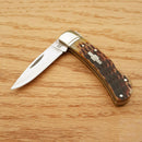 Rough Ryder Lockback Folding Knife 440 Steel Blade Amber Jigged Bone Handle 461 -Rough Ryder - Survivor Hand Precision Knives & Outdoor Gear Store