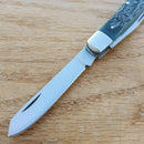 Roper Trapper Pocket Knife 1065 Carbon Steel Blade Green Jigged Bone Handle 0008CGB -Roper Knives - Survivor Hand Precision Knives & Outdoor Gear Store