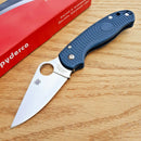 Spyderco Para 3 Compression Folding Knife 3" CPM SPY27 Steel Blade Blue Texture FRN Handle 223PCBL -Spyderco - Survivor Hand Precision Knives & Outdoor Gear Store