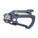 Civivi Polymorph Carabiner Keychain Titanium Multi Tool Blue Utility Blades 200453 -Civivi - Survivor Hand Precision Knives & Outdoor Gear Store