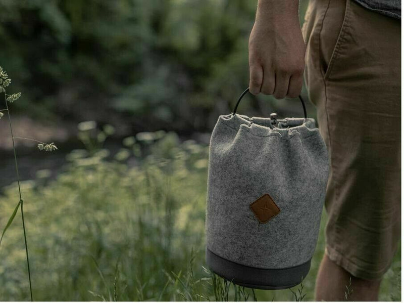 Barebones Living Lantern Storage Bag Polyester Felt / Cotton Canvas Construction RE279 -Barebones Living - Survivor Hand Precision Knives & Outdoor Gear Store