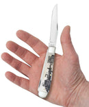 Case XX Iraqi Freedom Trapper Pocket Knife Stainless Steel Blades Natural Bone Handle 50954 -Case Cutlery - Survivor Hand Precision Knives & Outdoor Gear Store