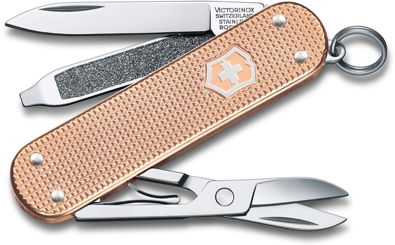 Victorinox Classic SD Fresh Peach Multi Tools Pocket Knife Toothpick Alox Handle 06221202G -Victorinox - Survivor Hand Precision Knives & Outdoor Gear Store