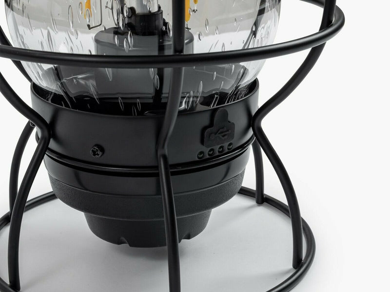 Barebones Living Railroad Lantern Slate Gray Metal Construction Brightness LED E282 -Barebones Living - Survivor Hand Precision Knives & Outdoor Gear Store