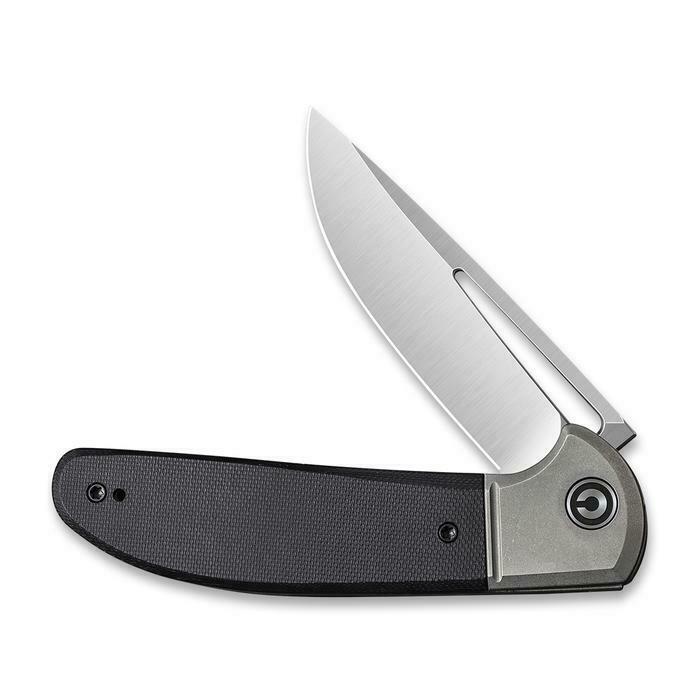 Civivi Trailblazer XL Folding Knife 3.5" D2 Tool Steel Blade Black G10 Handle 2101C -Civivi - Survivor Hand Precision Knives & Outdoor Gear Store