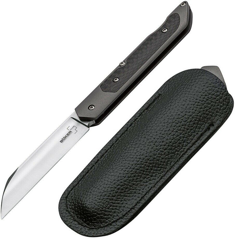 Boker Genios Lockback Folding Knife 3" VG-10 Steel Blade Black Titanium Handle 01BO247 -Boker Plus - Survivor Hand Precision Knives & Outdoor Gear Store