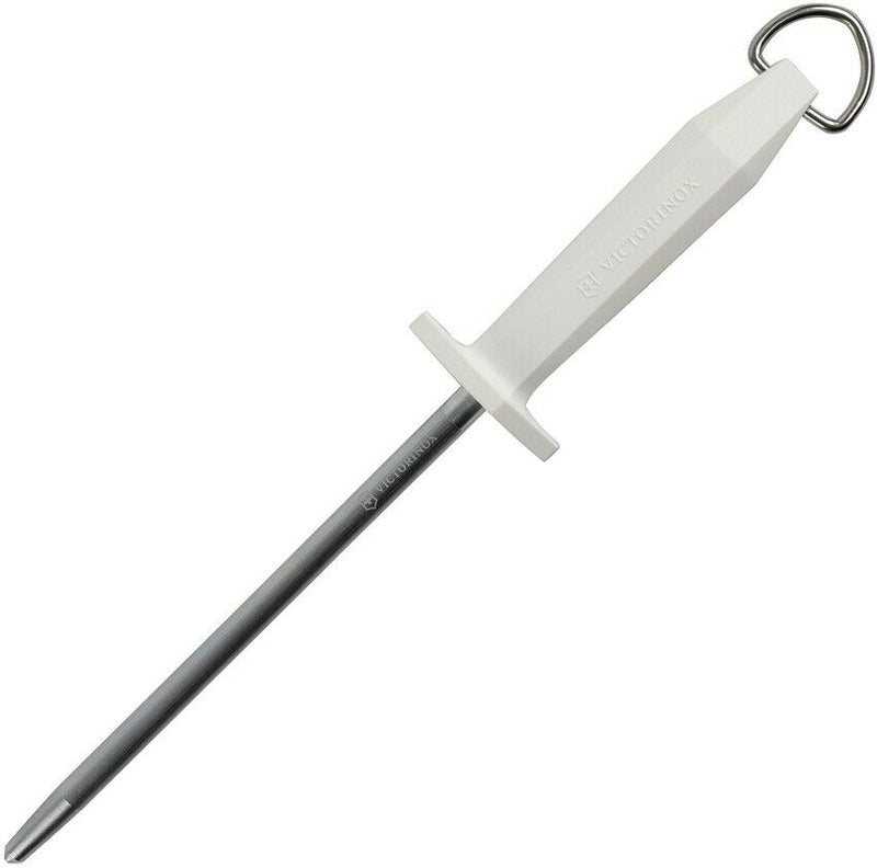 Victorinox Sharpening 7" Stainless Steel Sharpener Rod White Synthetic Handle 7899135 -Victorinox - Survivor Hand Precision Knives & Outdoor Gear Store