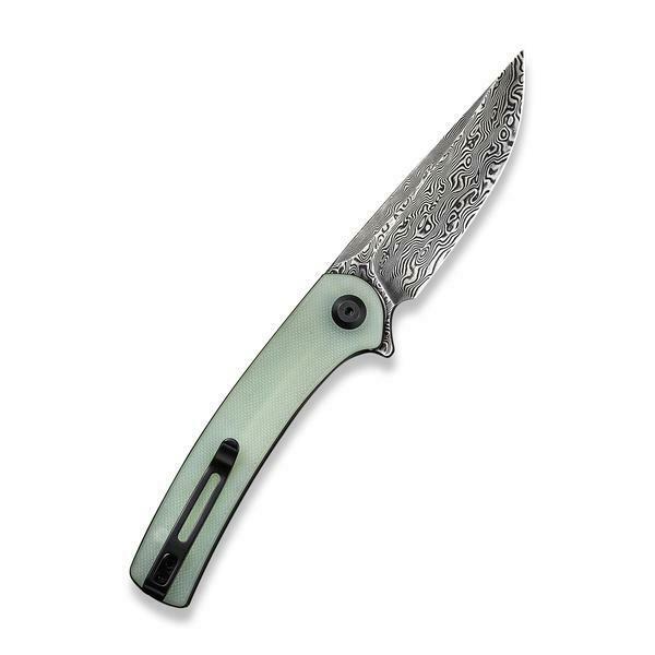 Civivi Mini Asticus Folding Knife 3.25" Damascus Steel Blade Natural G10 Handle 19026BDS1 -Civivi - Survivor Hand Precision Knives & Outdoor Gear Store