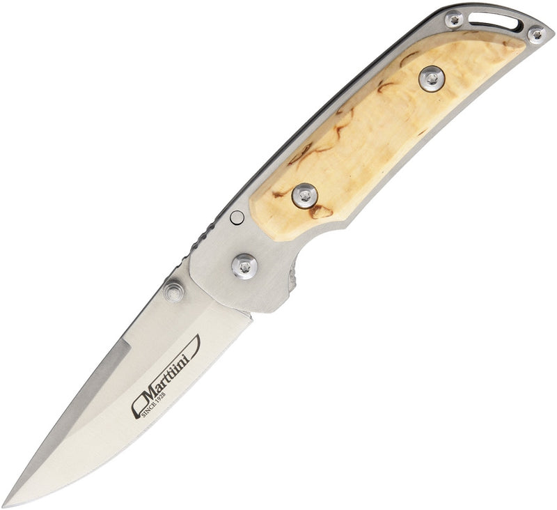 Marttiini MFK-2CB Curly Folding Knife 3.125" Stainless Blade 2Cr13 Steel Handle 915111 -Marttiini - Survivor Hand Precision Knives & Outdoor Gear Store