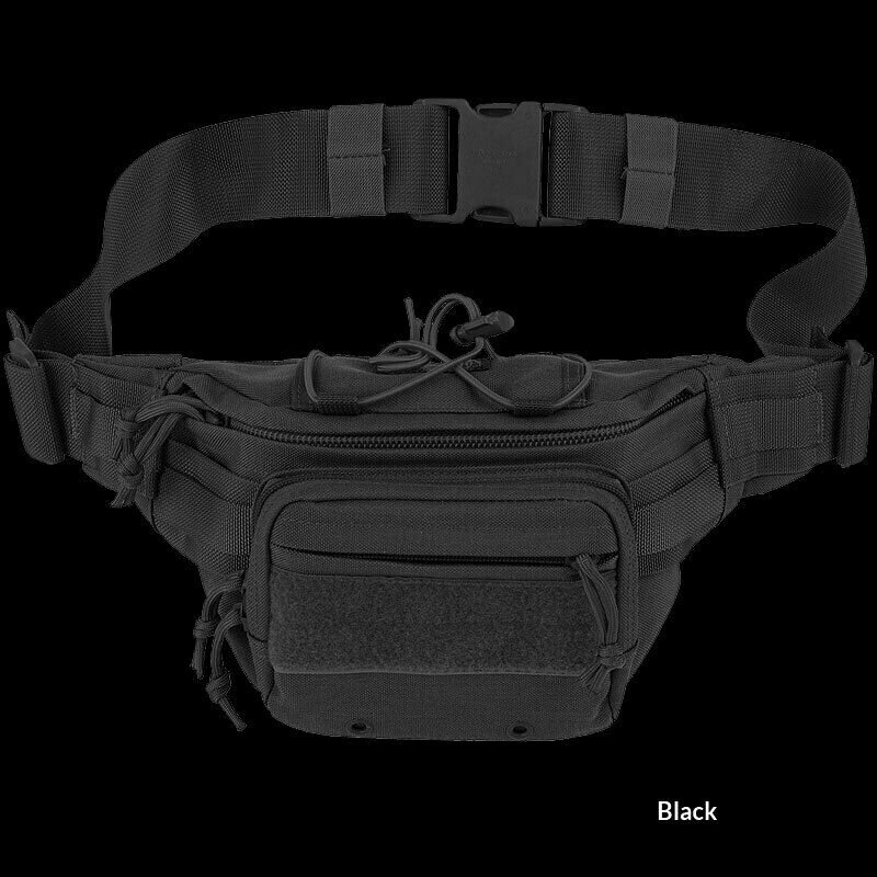 Maxpedition Octa Versipack Is Waist Bag. A Torch-Lair On Top. Black Nylon Fabric 455B -Maxpedition - Survivor Hand Precision Knives & Outdoor Gear Store